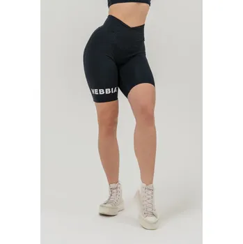 Dámské kraťasy NEBBIA Leginové šortky s vysokým pasem 9″ SNATCHED černé M