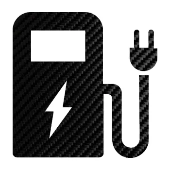 samolepka Nabíjecí stanice 001 pravá elektromobil charge (50 - 3D karbon černý) SAMOLEPKA NA AUTO, NÁLEPKA, FÓLIE, POLEP, TUNING, VLASTNÍ TEXT, TISK, AUTOSAMOLEPKY.cz, POLEPY, OBRÁZEK, LOGO, 3D STICKERS