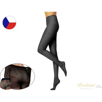 Dámské punčochy Dámské punčochy s předozadním klínem MARIANA černé 170/140