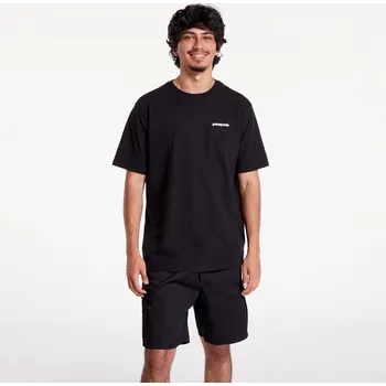 Pánské tričko Tričko Patagonia M's P6 Logo Responsibili Tee Black S