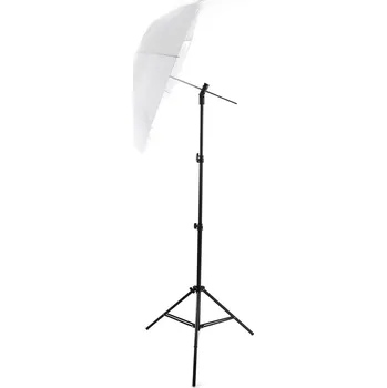Difuzér pro blesk Kompletní set difuzéru/deštník externího blesku se stativem