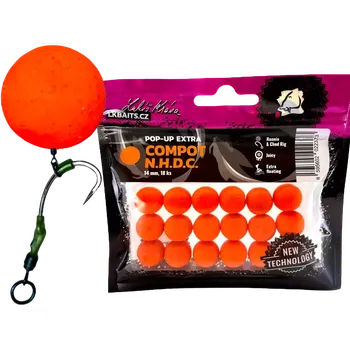 Nástraha LK Baits Pop-up Extra Compot N.H.D.C. 14mm, 18ks