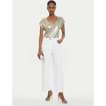 Pánské tričko Morgan T-Shirt 242-DAYA1 Zlatá Regular Fit M