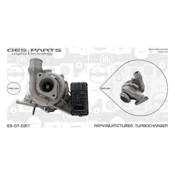 Turbodmychadlo Dmychadlo, plnění, BH1Q6K682CA, BH1Q6K682CB, LR029972, LR042752, LR057852, OES, ES-07-0317