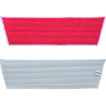 mop Mop z mikrovlákna ECONOMY na suchý zip,červený, 45x40x13 cm