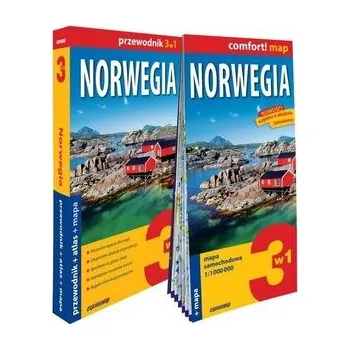 Cestování Norwegia 3w1: przewodnik + atlas + mapa - praca zbiorowa [PL] (2024, Brožovaná, ExpressMap)
