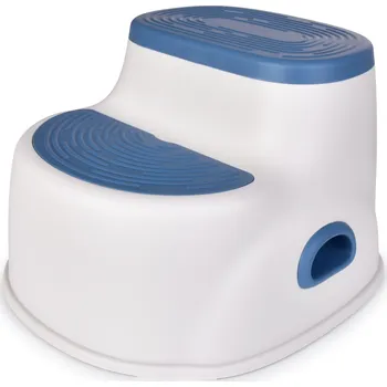 Schůdek BABY ESKALÁTOR | dětské schůdky 2patrové | protiskluzová úprava + madla | stabilní & lehké Dedra