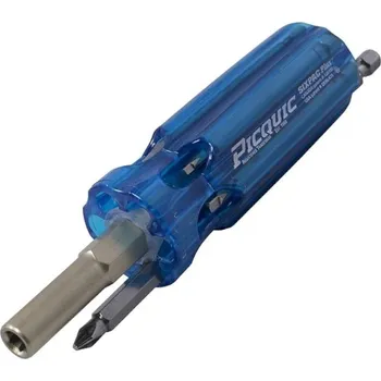 Šroubovák Šroubovák s bity 7ks Picquic Sixpac Plus - modrý