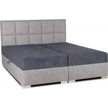 Postel Čalouněná postel Kvadrat I, 200x160, tm. šedá/šedá (an 4237/4238)