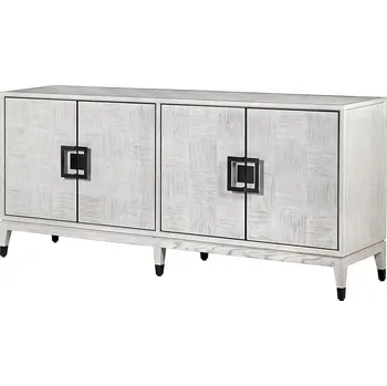 Organizace kuchyně Luxusní dýhovaný příborník Pandora 193cm bílý dub