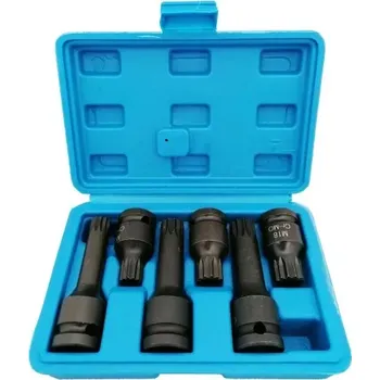 Gola sada Sada rázových kovaných hlavic M14/ M16/ M18 SPLINE 6ks,