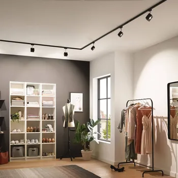 Bodové svítidlo Přívodní kabel Paulmann URail 1 m, černý černá matná - Doprava zdarma