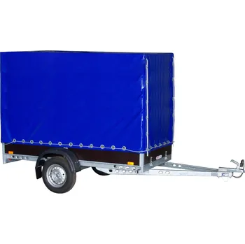 Plachta na motorové vozidlo Plachta s konstrukcí UNI/PROFI/LPV 5, podchozí výška 170cm, modrá RAL5013 + přísl.