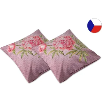 Dekorativní polštářek Saténový dekorační polštářek 40x40 GEON Stínová harmonie