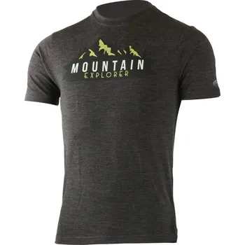 Pánské oblečení EXPLORER pánské merino triko - Šedá 8169 / XL / Šedá