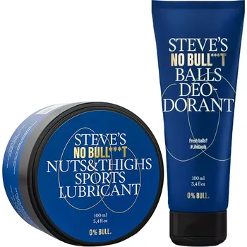 Intimní hygienický prostředek Steves Balls Care Set with Lubricant & Deodorant - Sada lubrikantu a deodorantu na koule