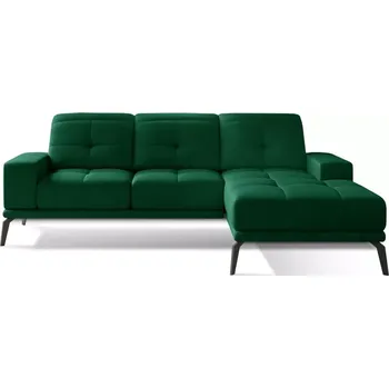 Obývací pokoj Rohová sedací souprava Tempo, pravá, zelená (Monolith 37)