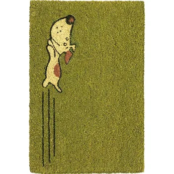 Rohožka Breno Rohožka světle zelený pes, 60x40 cm