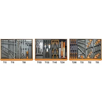 Sada modulů - 99 ks nářadí pro opravu automobilů, 3 plastové moduly - Beta Tools