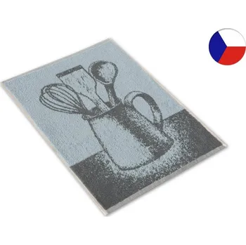 Utěrka Malý kuchyňský ručník 35x50 ZARA 450g Vařečky modrošedá