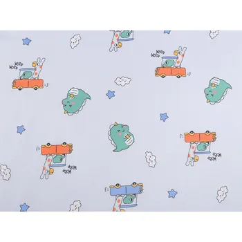 Úplet bavlněný zvířátka šíře 200 cm