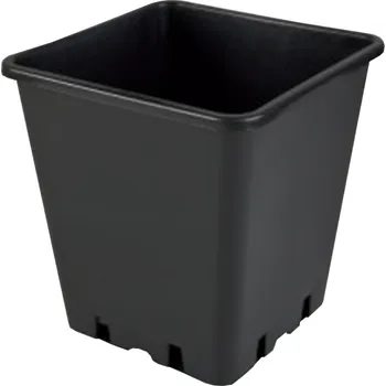 Květináč Hranatý květináč 11l s odtokovými otvory na dně s odtokovými otvory na dně