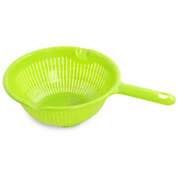 Cedník a síto CHEF | zelený cedník s držadlem do kuchyně | Ø 20 cm Dedra