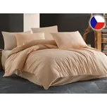 Krepové povlečení EXCLUSIVE Jednobarevné béžové 2x 70x90, 200x200