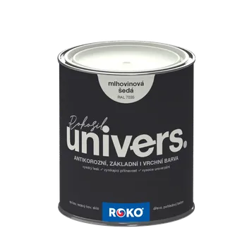 univerzální barva Rokospol Rokosil UNIVERS Barva: RAL 7035 Mlhovinová šedá, Objem: 0,6 l