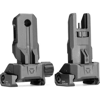 STRIKE INDUSTRIES sklopná mířidla POLYMER BACKUP SIGHTS FOLDABLE - Black