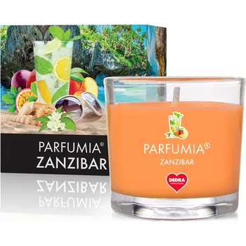 Svíčka ZANZIBAR | votivní sójová svíčka | PARFUMIA® | 55 ml Dedra