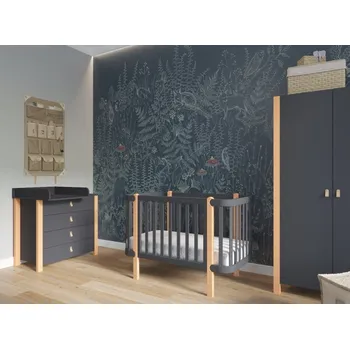 Dětská postýlka Pokojíček Etude baby ANTRACITE YappyKids