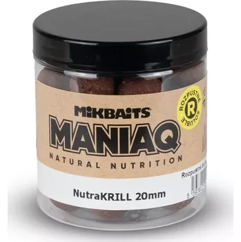Nástraha MIKBAITS ManiaQ boilie rozpustné 250ml - NutraKRILL 24mm