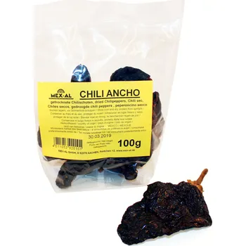 Sušené ovoce Mexico Sušené chili Ancho 100g