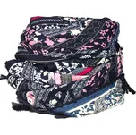 Dámský tmavě-modrý šátek se vzorem, VELIKOST UNI