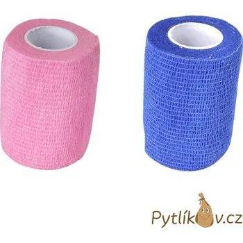 Obleček pro psa Elastická bandáž 4,5m šíře 5cm (Elastická bandáž pro psy a kočky, dlouhá 4.5 m, široká 5 cm)