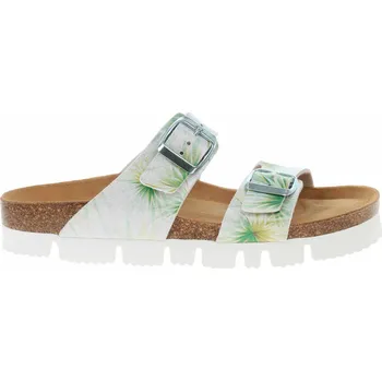 Dámská zdravotní obuv Dámské pantofle BIOLife Pisa 2632/758, zeleno bílé 37