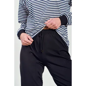 Dámské pyžamo Tmavě modré pruhované pyžamo Taro Trudy 3219 dł/r S-XL Z25 Velikost: XL