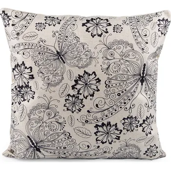 Povlak na polštář k domalování 44x44 cm - Motýli