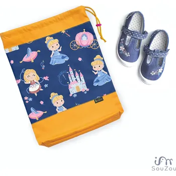 Školní sáček Pytlík na bačkorky PRINCEZNY