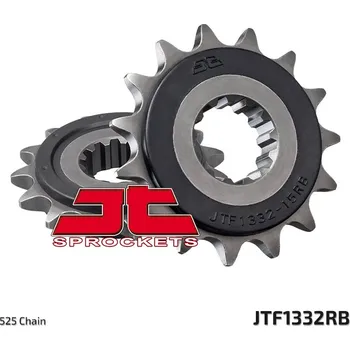 Motodíl JT PŘEDNÍ ŘETĚZOVÉ KOLO 2047 15 S GUMOU HONDA CB 750F2 '92-'00 (204715JTRB) (ŘETĚZ 525)