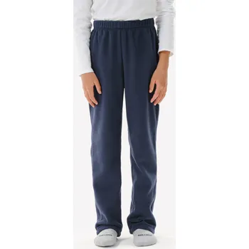 Dětská móda QUECHUA Dětské turistické fleecové kalhoty MH 100 12 LET MODRÁ