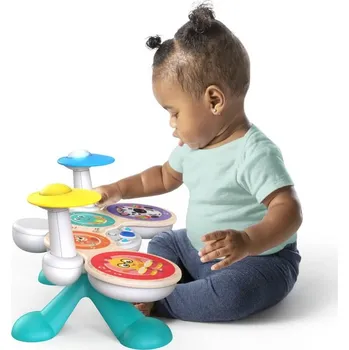Hudební nástroj pro děti BABY EINSTEIN Together in Tune Drums™ Connected Magic Touch™ HAPE 12m+ 40x24x22 bílá