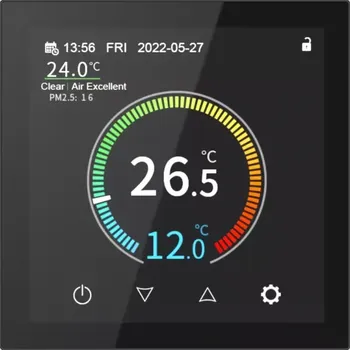 Termostat ZigBee termostat Smartica HYT001B 16A pro přímotopy (Zigbee termostat HYT001B 16A)