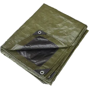 Krycí plachta LEX Nepromokavá krycí plachta 5 x 6 m, 150 g/m2 s osičkami pro uchycení