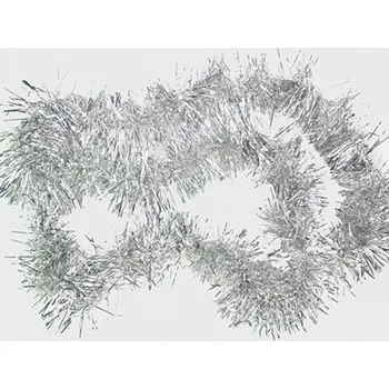 Girlanda 200 cm stříbrná