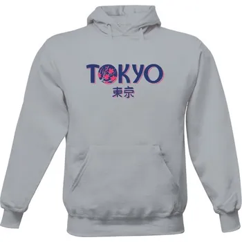 Pánská mikina Pánská mikina s kapucí s potiskem Tokyo pánské