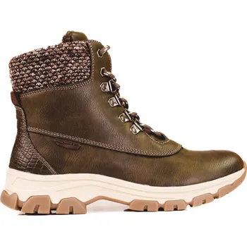 Dámská treková obuv Hnědé dámské traperky na platformě GD-WL-52KH Velikost: 36