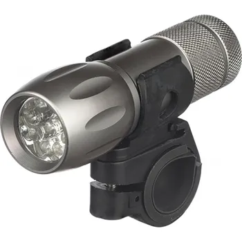 Cyklosvítilna BP přední světlo 9LED, AL, 2 funkce, stříbrné