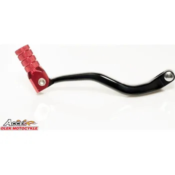 ACCEL ŘADICÍ PÁKA HONDA CR 250 '02-'07 HLINÍKOVÁ BARVA ČERNÁ, ČERVENÁ KONCOVKA